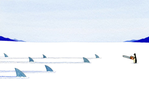 7 Sharks, 1 Chainsaw (wholesale)