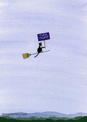 Kitty with a Message