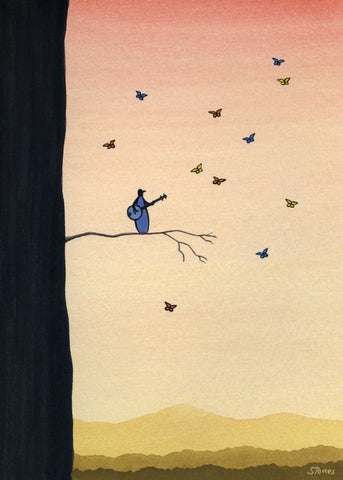 An Audience of Butterflies