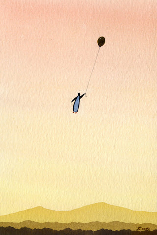 Balloon (yellow mountains)