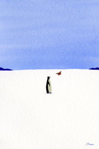 Butterfly (right facing penguin)