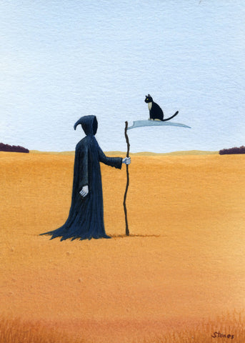 Cat Stares Down Death