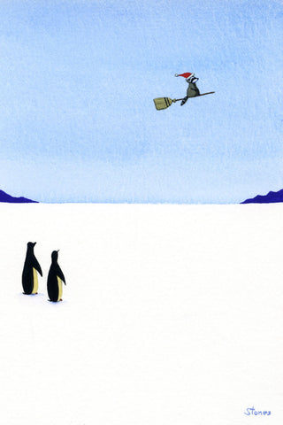 Festive Flying Raccoon