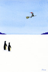 Festive Flying Raccoon