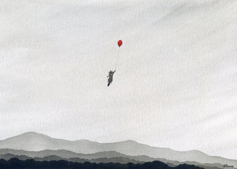 Floating Above the Gray