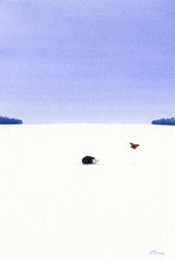 Hedgehog and Butterfly (right facing)