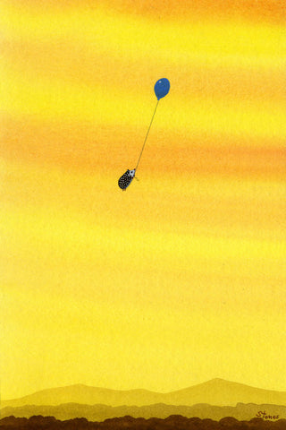 Hedgehog with Balloon
