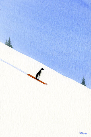 Orange Skis