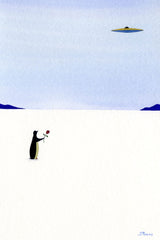 Penguin Loves UFO