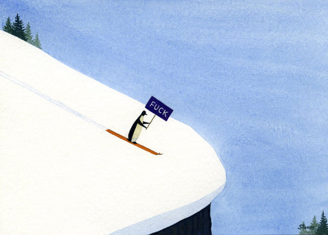 Penguin Nears the Edge