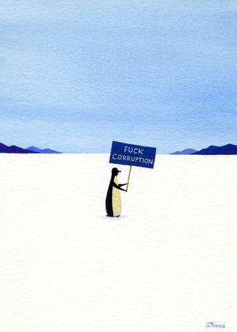 Penguins Hate Corrupt Assholes
