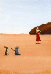 Eileen Entices Raccoon