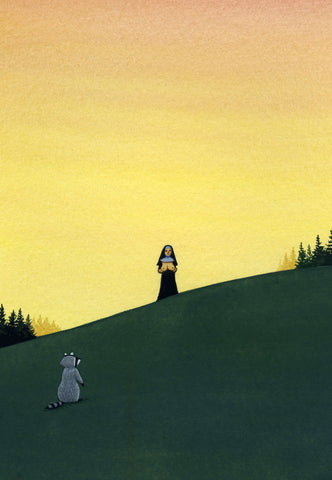 One Speechless Raccoon