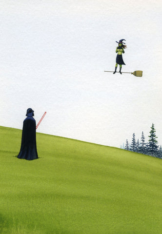Witch Flashes Vader