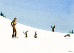 Rabbit Upsets Bigfoot