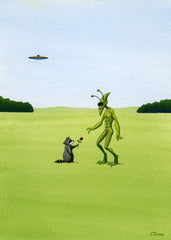 Raccoon Accepts Alien