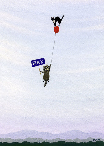 Raccoon, Cat, Balloon (wholesale)