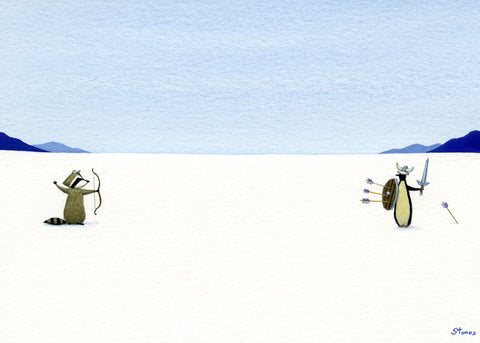 Raccoon vs. Sven