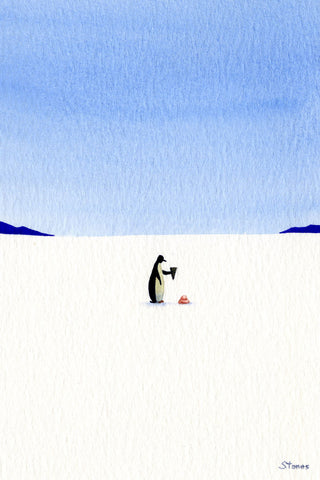 Sadness (right facing penguin)